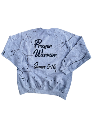 Pre Order - She Who Prays Excel - Grey Crew Neck Sweater - Pre Order 12/1/2024-12/13/204