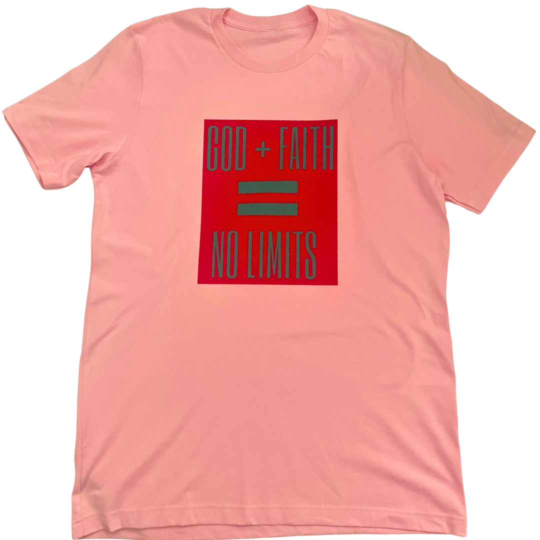 GOD + FAITH = NO LIMITS T-SHIRT (UNISEX) – Her Vision Works
