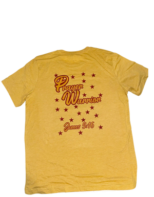 Pre Order - She Who Prays Excel Mustard Women's T-Shirt - Pre Order 12/1/2024-12/13/204