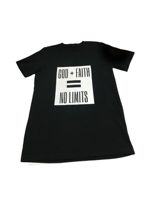 GOD + FAITH = NO LIMITS T-SHIRT (UNISEX)