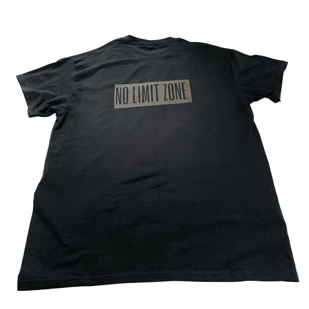 GOD + FAITH = NO LIMITS (UNISEX) MATTE BLACK ON BLACK